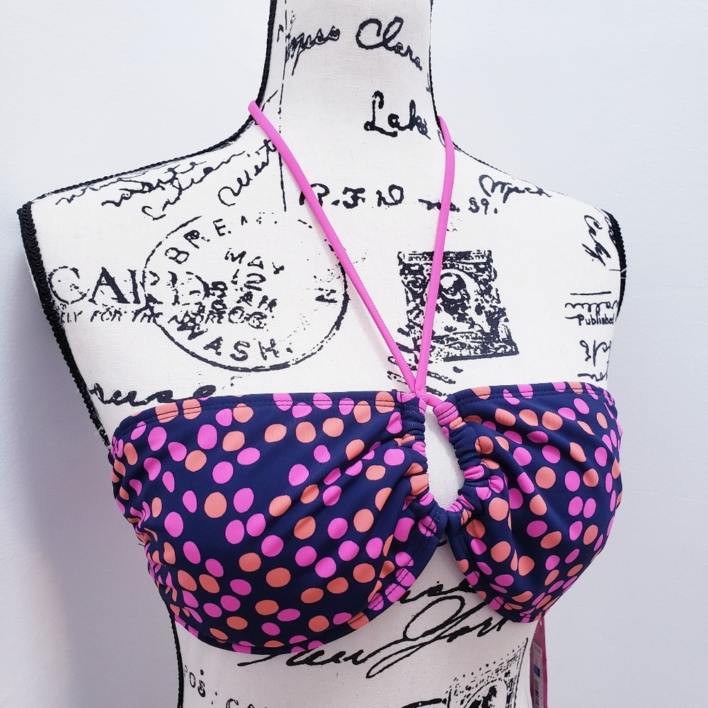 ❗️NWOT❗️POLKA DOT STRING TIE SWIM TOP